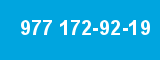 977 172-92-19 977 172-92-19
